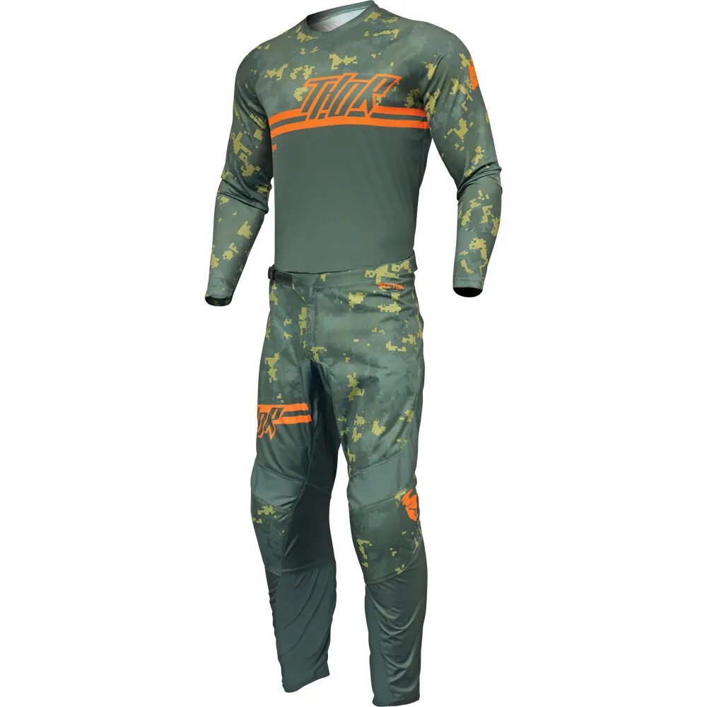 THOR Combo Dirt Bike Suit Off Road Motorcycle Suit MX Off Road Kit Top Shift Moto Jersey Set Moto Gear Set Enduro Suit