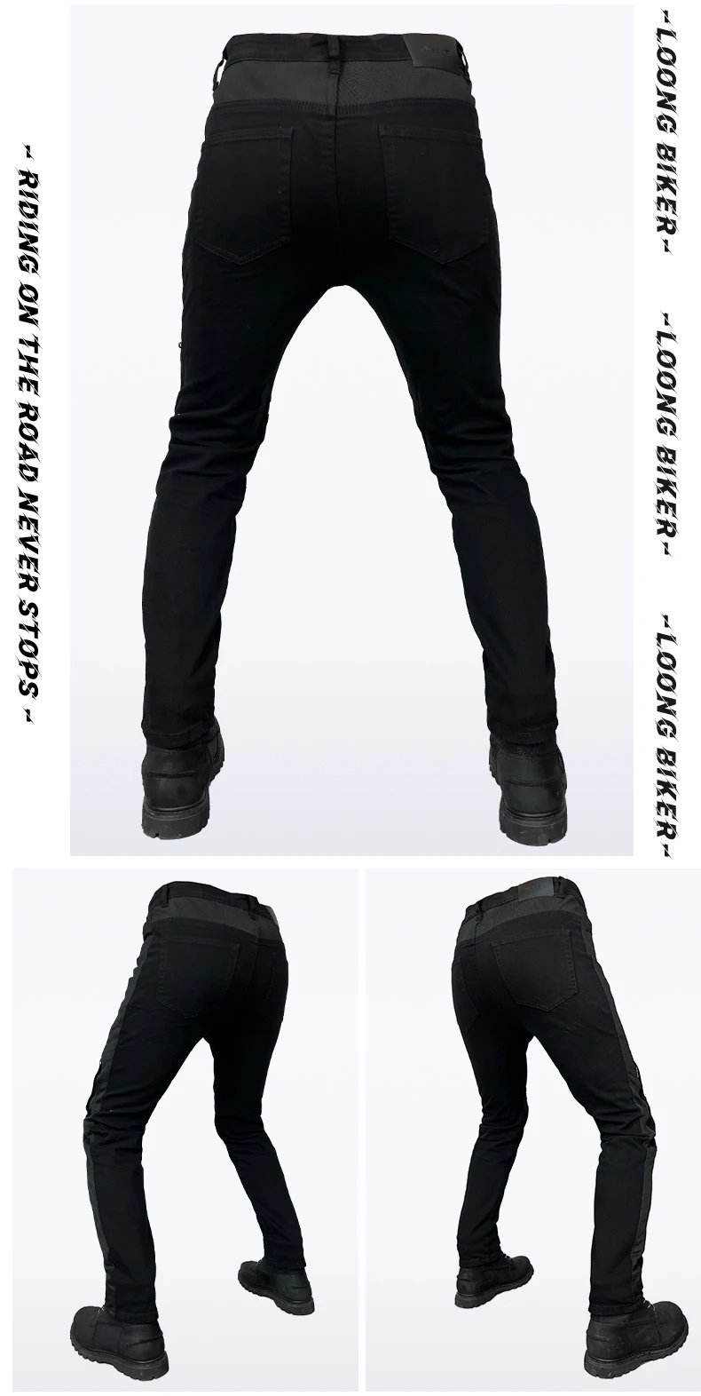 Summer Riding Motorcycle Pants Riding Jeans Breathable Stretchy Slim Fit Anti-fall Motorcycle Rider Pants With Protection Gear Summer Riding Motorcycle Pants Riding Jeans Breathable Stretchy Slim Fit Anti-fall Motorcycle Rider Pants With Protection Gear