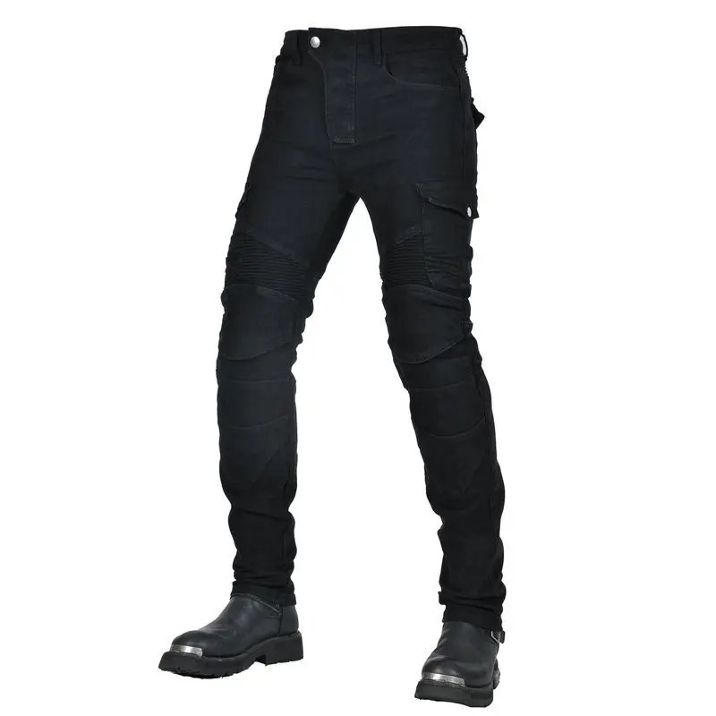 CE Armored Upgrade Motorcycle Riding Pants Motorbike Riding Denim Jeans Dual Sport Versatile Stretch Trousers with Knee Hip Pads CE Armored Upgrade Motorcycle Riding Pants Motorbike Riding Denim Jeans Dual Sport Versatile Stretch Trousers with Knee Hip Pads