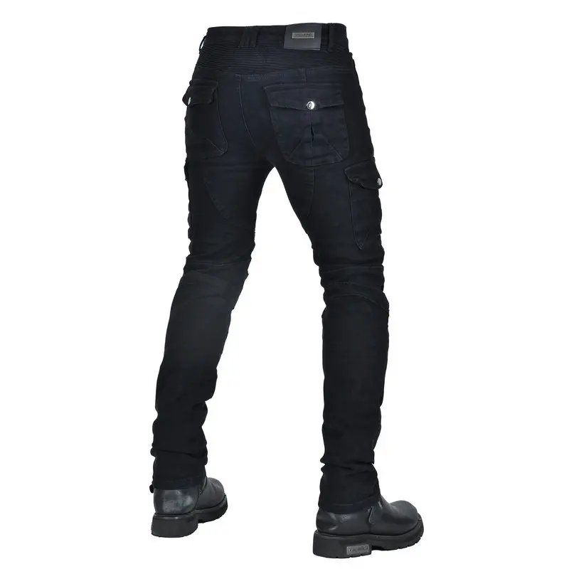 CE Armored Upgrade Motorcycle Riding Pants Motorbike Riding Denim Jeans Dual Sport Versatile Stretch Trousers with Knee Hip Pads CE Armored Upgrade Motorcycle Riding Pants Motorbike Riding Denim Jeans Dual Sport Versatile Stretch Trousers with Knee Hip Pads