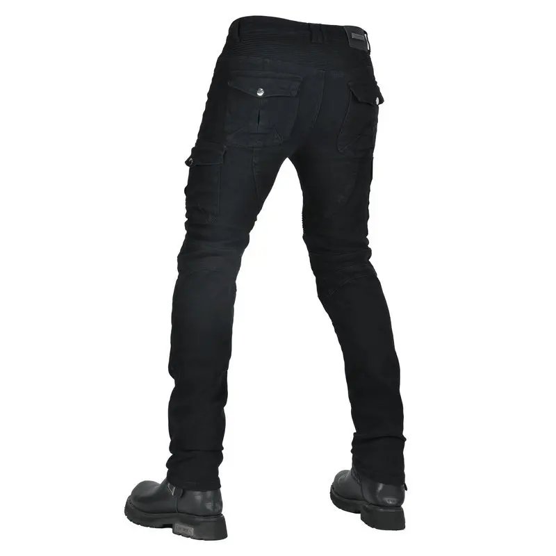 CE Armored Upgrade Motorcycle Riding Pants Motorbike Riding Denim Jeans Dual Sport Versatile Stretch Trousers with Knee Hip Pads CE Armored Upgrade Motorcycle Riding Pants Motorbike Riding Denim Jeans Dual Sport Versatile Stretch Trousers with Knee Hip Pads