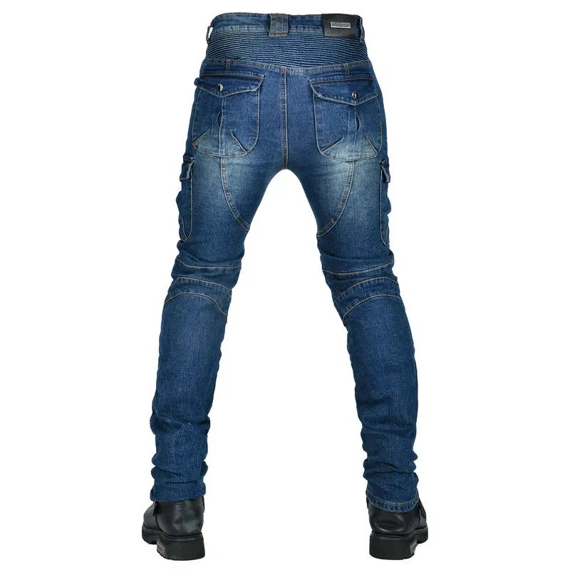 CE Armored Upgrade Motorcycle Riding Pants Motorbike Riding Denim Jeans Dual Sport Versatile Stretch Trousers with Knee Hip Pads CE Armored Upgrade Motorcycle Riding Pants Motorbike Riding Denim Jeans Dual Sport Versatile Stretch Trousers with Knee Hip Pads