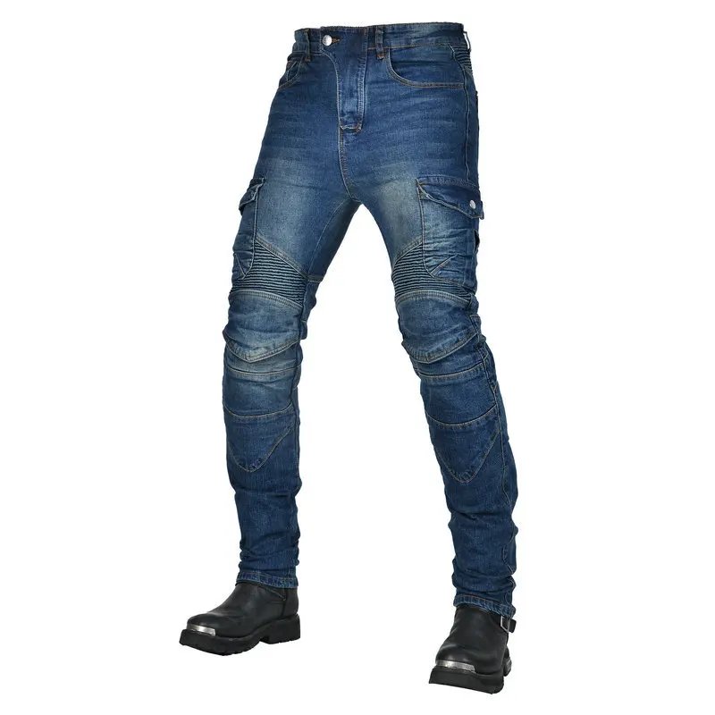 CE Armored Upgrade Motorcycle Riding Pants Motorbike Riding Denim Jeans Dual Sport Versatile Stretch Trousers with Knee Hip Pads CE Armored Upgrade Motorcycle Riding Pants Motorbike Riding Denim Jeans Dual Sport Versatile Stretch Trousers with Knee Hip Pads
