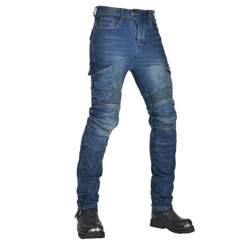 CE Armored Upgrade Motorcycle Riding Pants Motorbike Riding Denim Jeans Dual Sport Versatile Stretch Trousers with Knee Hip Pads CE Armored Upgrade Motorcycle Riding Pants Motorbike Riding Denim Jeans Dual Sport Versatile Stretch Trousers with Knee Hip Pads
