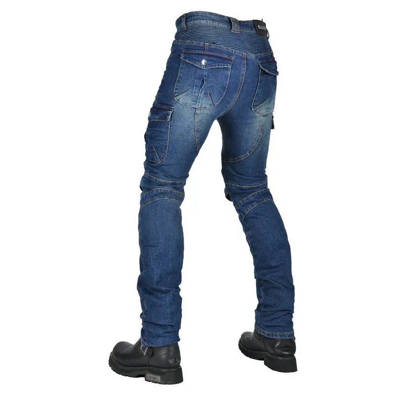 CE Armored Upgrade Motorcycle Riding Pants Motorbike Riding Denim Jeans Dual Sport Versatile Stretch Trousers with Knee Hip Pads CE Armored Upgrade Motorcycle Riding Pants Motorbike Riding Denim Jeans Dual Sport Versatile Stretch Trousers with Knee Hip Pads
