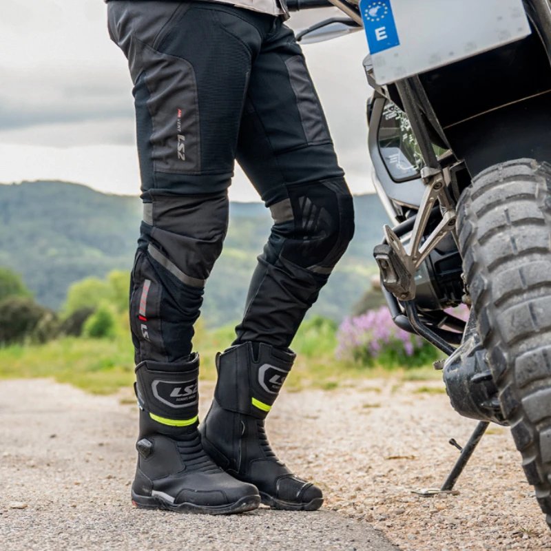 LS2 COMO AIR Motorcycle Pants CE CLASS A Moto Riding Trousers Men Motorbike Pantalones 2 CE Knee Pad S-4Xl Men Summer Ls2 Pants