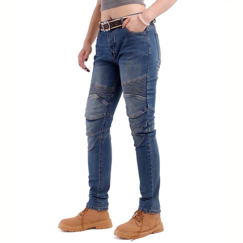 Womens Motorcycle Jeans Knee Hip Tailbone Protection Motocross Pants for Spring Fall Riding Gear Womens Motorcycle Jeans Knee Hip Tailbone Protection Motocross Pants for Spring Fall Riding Gear