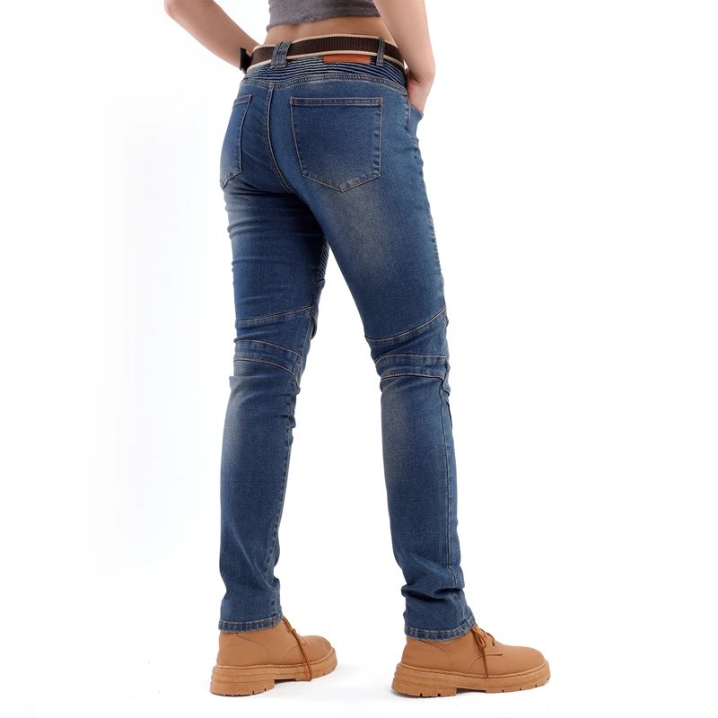 Womens Motorcycle Jeans Knee Hip Tailbone Protection Motocross Pants for Spring Fall Riding Gear Womens Motorcycle Jeans Knee Hip Tailbone Protection Motocross Pants for Spring Fall Riding Gear