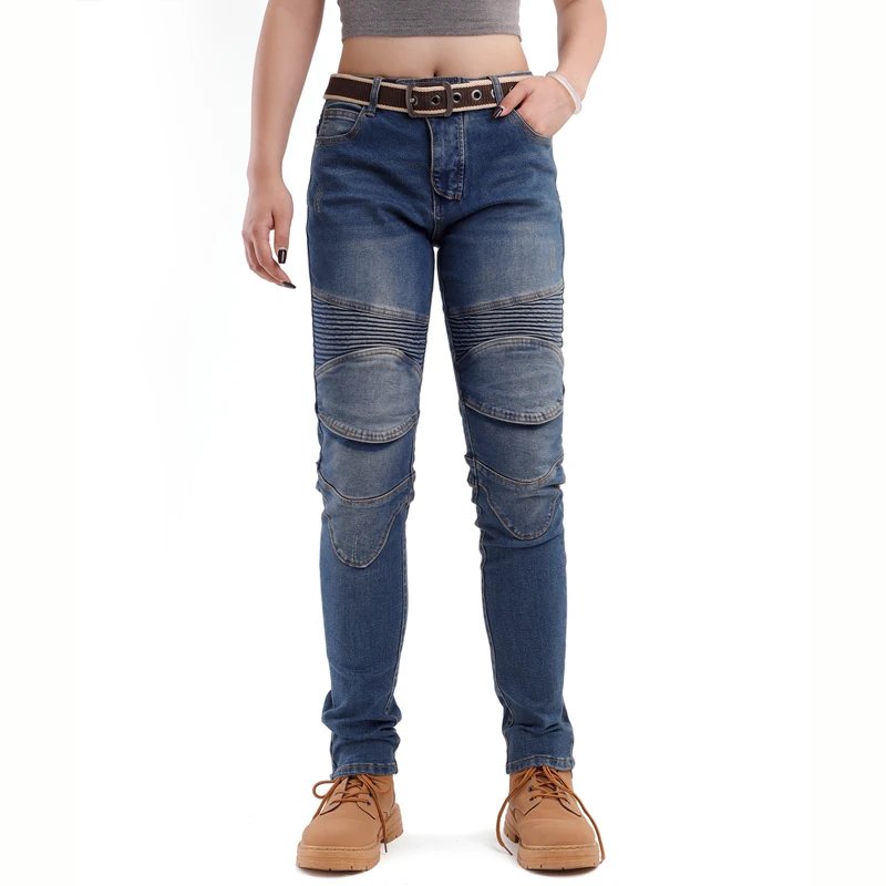 Womens Motorcycle Jeans Knee Hip Tailbone Protection Motocross Pants for Spring Fall Riding Gear Womens Motorcycle Jeans Knee Hip Tailbone Protection Motocross Pants for Spring Fall Riding Gear