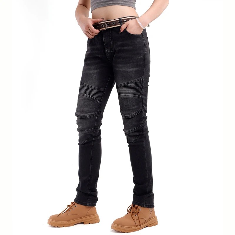 Womens Motorcycle Jeans Knee Hip Tailbone Protection Motocross Pants for Spring Fall Riding Gear Womens Motorcycle Jeans Knee Hip Tailbone Protection Motocross Pants for Spring Fall Riding Gear