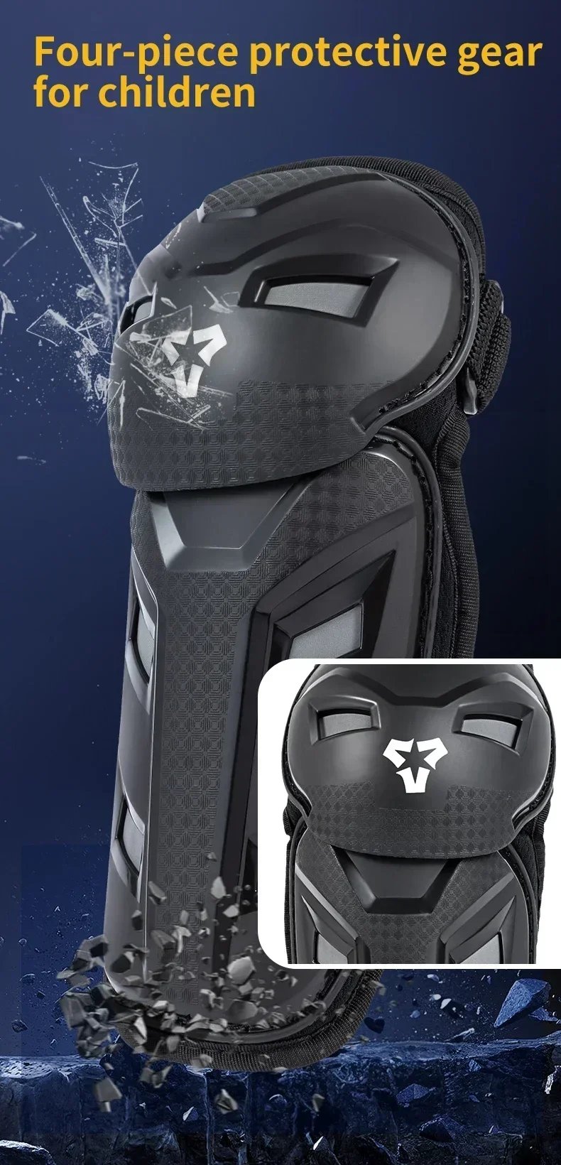 Adjustable Strap Kids Summer Knee Elbow Guard Set 2026 Motorcycle Leg Protection Anti Fall Breathable Motocross Racing Protective Gear for Children Adjustable Strap Kids Summer Knee Elbow Guard Set 2026 Motorcycle Leg Protection Anti Fall Breathable Motocross Racing Protective Gear for Children