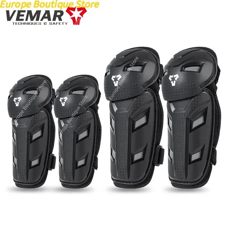 Adjustable Strap Kids Summer Knee Elbow Guard Set 2026 Motorcycle Leg Protection Anti Fall Breathable Motocross Racing Protective Gear for Children