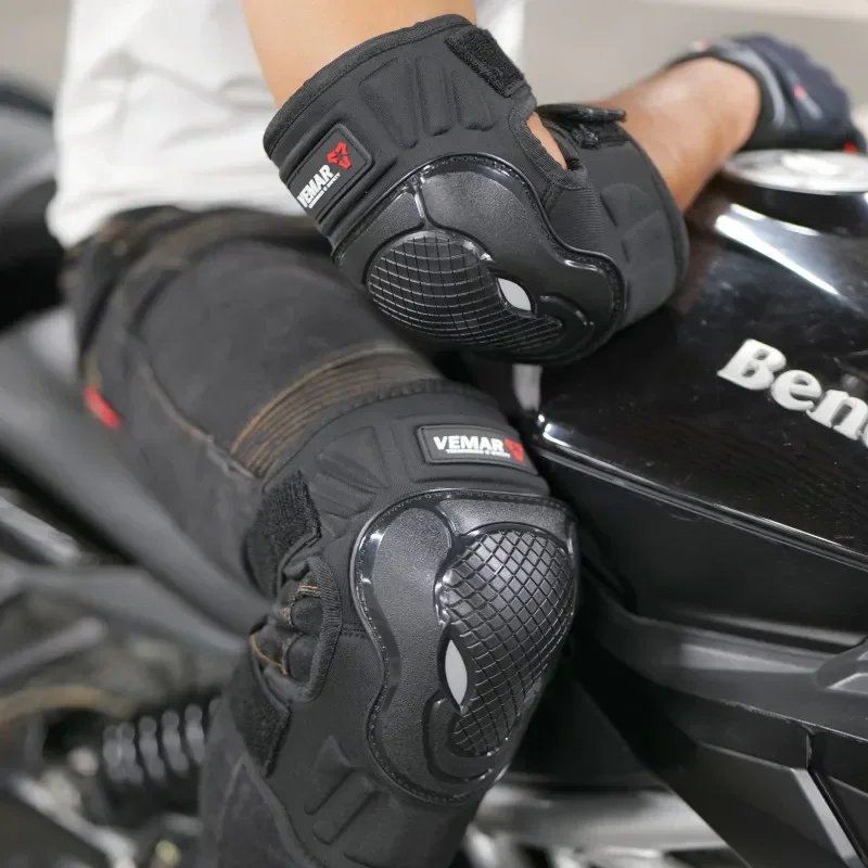 2026 NEW Men Women 4Pcs Motorcycle Armor Set Knee Elbow Pads Anti Fall Windproof Breathable Riding Protective Gear for Motorbike 2026 NEW Men Women 4Pcs Motorcycle Armor Set Knee Elbow Pads Anti Fall Windproof Breathable Riding Protective Gear for Motorbike
