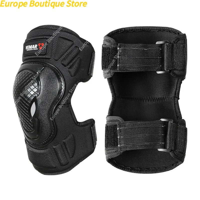 2026 NEW Men Women 4Pcs Motorcycle Armor Set Knee Elbow Pads Anti Fall Windproof Breathable Riding Protective Gear for Motorbike