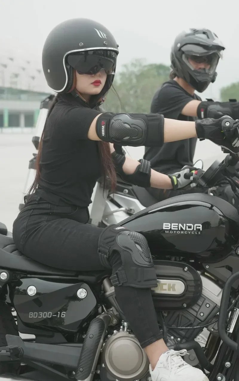 2026 NEW Men Women 4Pcs Motorcycle Armor Set Knee Elbow Pads Anti Fall Windproof Breathable Riding Protective Gear for Motorbike 2026 NEW Men Women 4Pcs Motorcycle Armor Set Knee Elbow Pads Anti Fall Windproof Breathable Riding Protective Gear for Motorbike