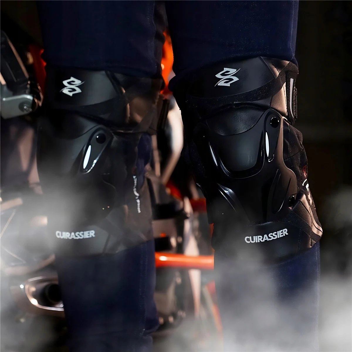 Motorcycle Knee Pads K01 PRO Motocross Riding Protective Guards High-Impact Off-Road Racing Tactical Shin Armor Knee Protectors Gear Set