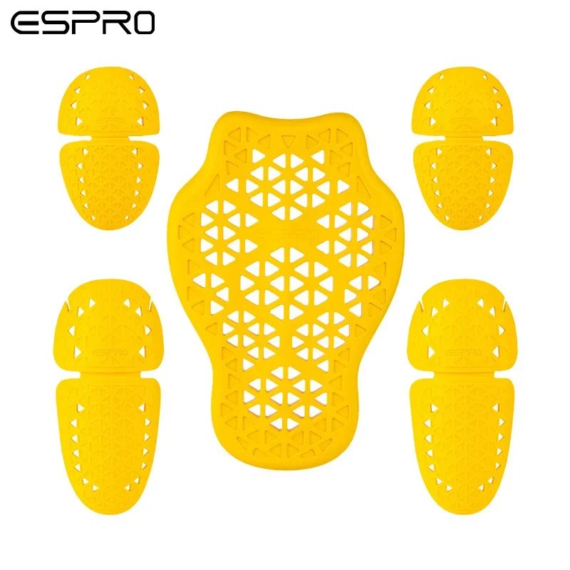2026 NEW ESPRO CE Level 2 Slow Rebound Motorcycle Armor Back Shoulder Knee Pads Shock Absorption Anti Fall Riding Protection Insert