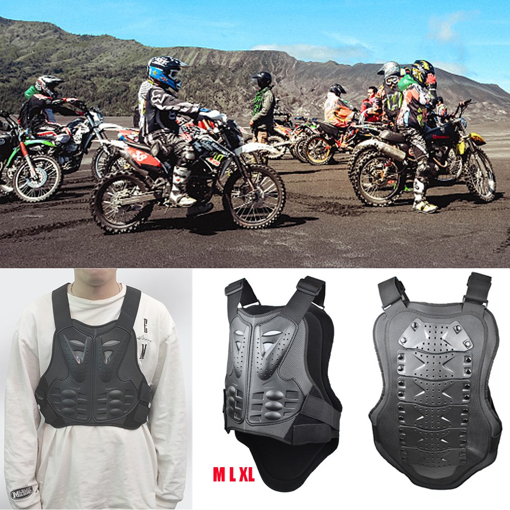 Adult Chest Back Protection Vest For Motocross Skiing Skating Outdoor Driving Motorcycle Dirt Bike Body Armor Protective Gear Adult Chest Back Protection Vest For Motocross Skiing Skating Outdoor Driving Motorcycle Dirt Bike Body Armor Protective Gear