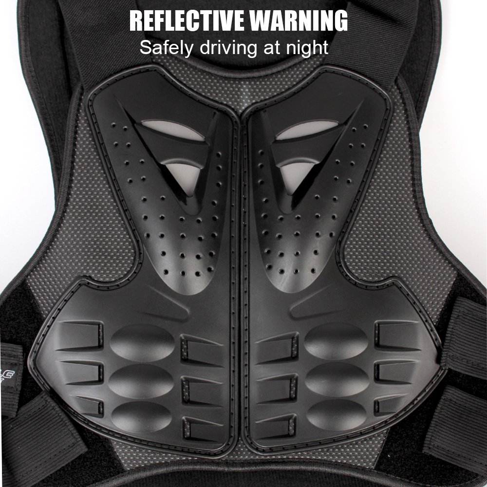 Adult Chest Back Protection Vest For Motocross Skiing Skating Outdoor Driving Motorcycle Dirt Bike Body Armor Protective Gear Adult Chest Back Protection Vest For Motocross Skiing Skating Outdoor Driving Motorcycle Dirt Bike Body Armor Protective Gear