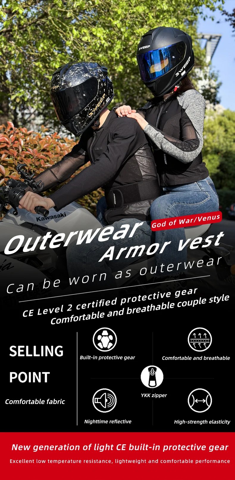LYSCHY Motorcycle Soft Armor Jacket Men Women Summer Breathable Motocross Jacket with 7Pcs of Protective Gear Moto Riding Jacket LYSCHY Motorcycle Soft Armor Jacket Men Women Summer Breathable Motocross Jacket with 7Pcs of Protective Gear Moto Riding Jacket