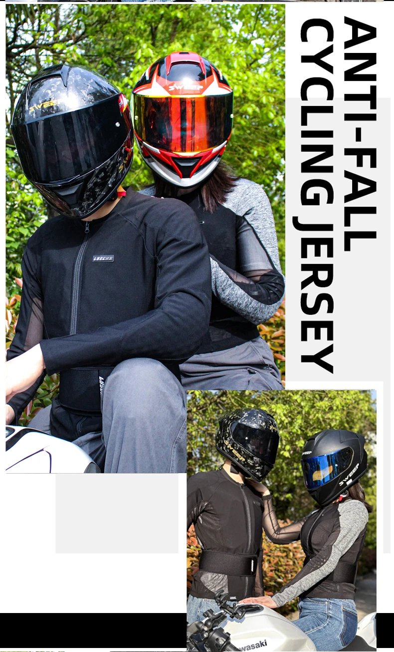 LYSCHY Motorcycle Soft Armor Jacket Men Women Summer Breathable Motocross Jacket with 7Pcs of Protective Gear Moto Riding Jacket LYSCHY Motorcycle Soft Armor Jacket Men Women Summer Breathable Motocross Jacket with 7Pcs of Protective Gear Moto Riding Jacket