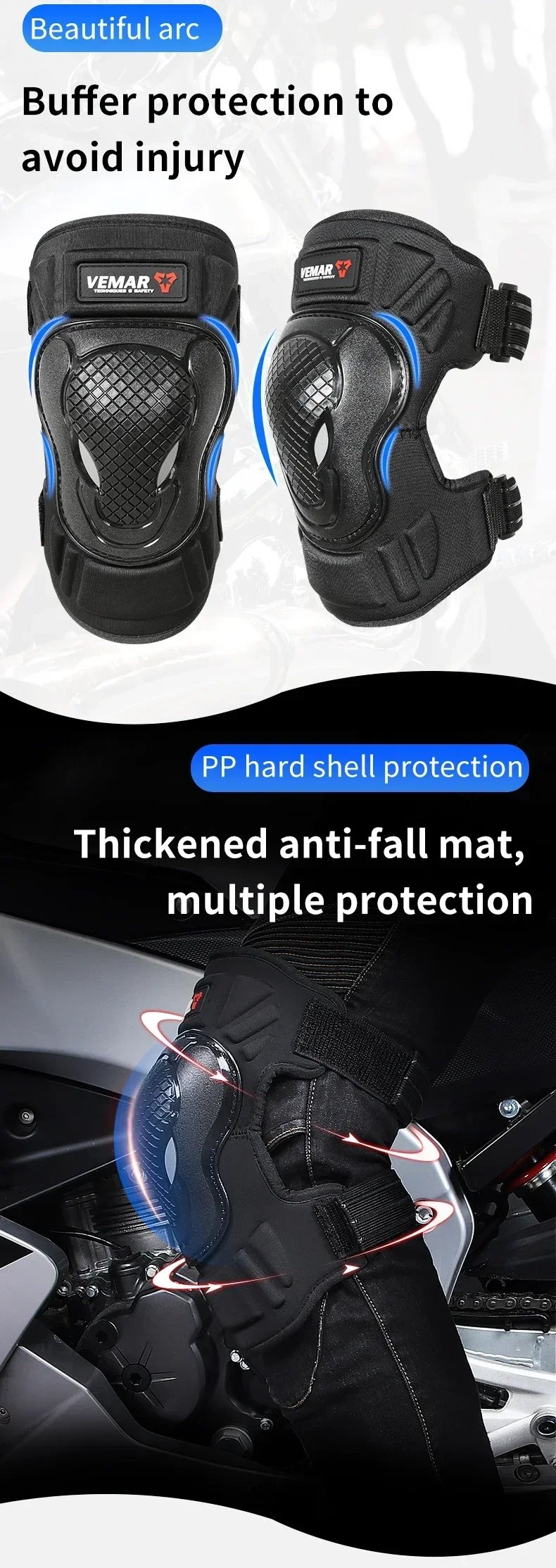 2026 NEW 4Pcs Motorcycle Armor Set Knee Elbow Pads Men Women Anti Fall Windproof Breathable Riding Protective Gear for Motorbike 2026 NEW 4Pcs Motorcycle Armor Set Knee Elbow Pads Men Women Anti Fall Windproof Breathable Riding Protective Gear for Motorbike