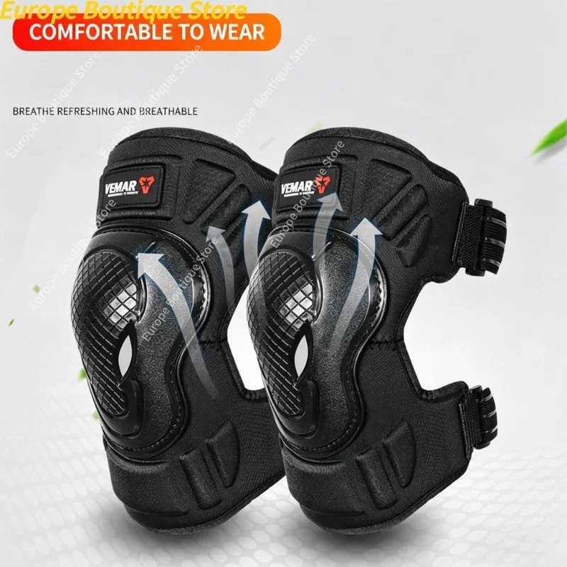 2026 NEW 4Pcs Motorcycle Armor Set Knee Elbow Pads Men Women Anti Fall Windproof Breathable Riding Protective Gear for Motorbike