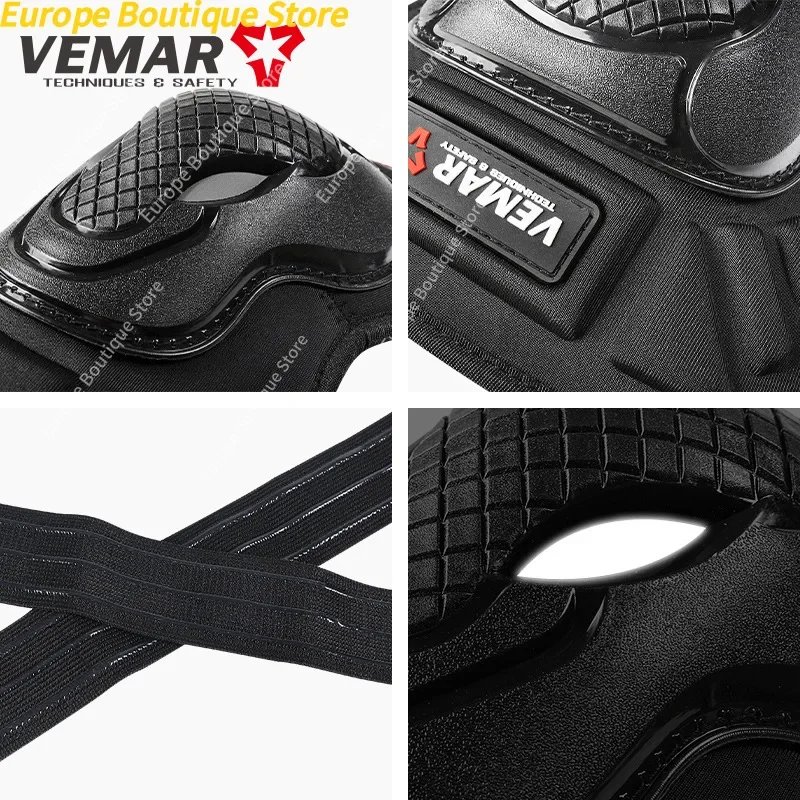 2026 NEW 4Pcs Motorcycle Armor Set Knee Elbow Pads Men Women Anti Fall Windproof Breathable Riding Protective Gear for Motorbike