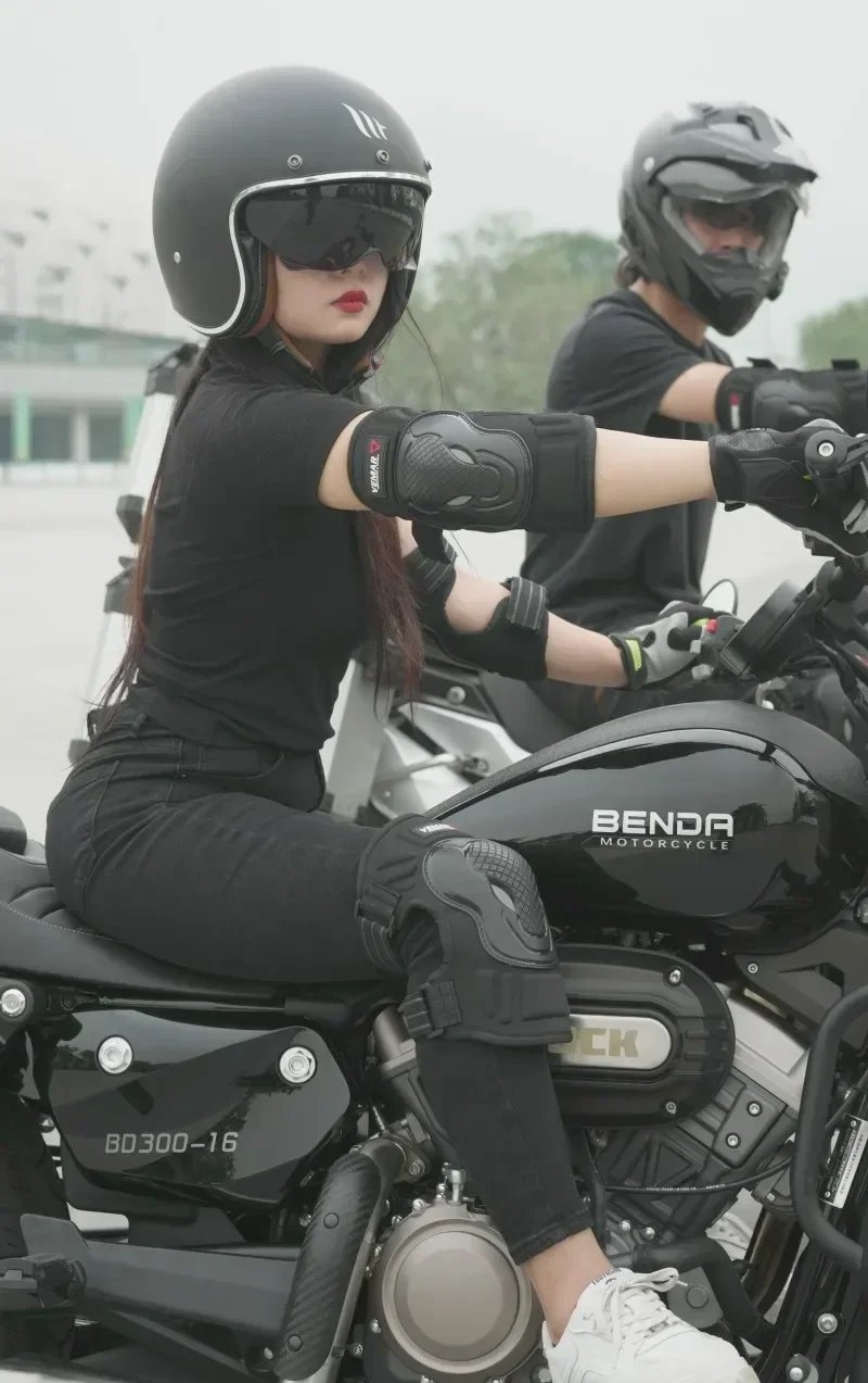2026 NEW 4Pcs Motorcycle Armor Set Knee Elbow Pads Men Women Anti Fall Windproof Breathable Riding Protective Gear for Motorbike 2026 NEW 4Pcs Motorcycle Armor Set Knee Elbow Pads Men Women Anti Fall Windproof Breathable Riding Protective Gear for Motorbike