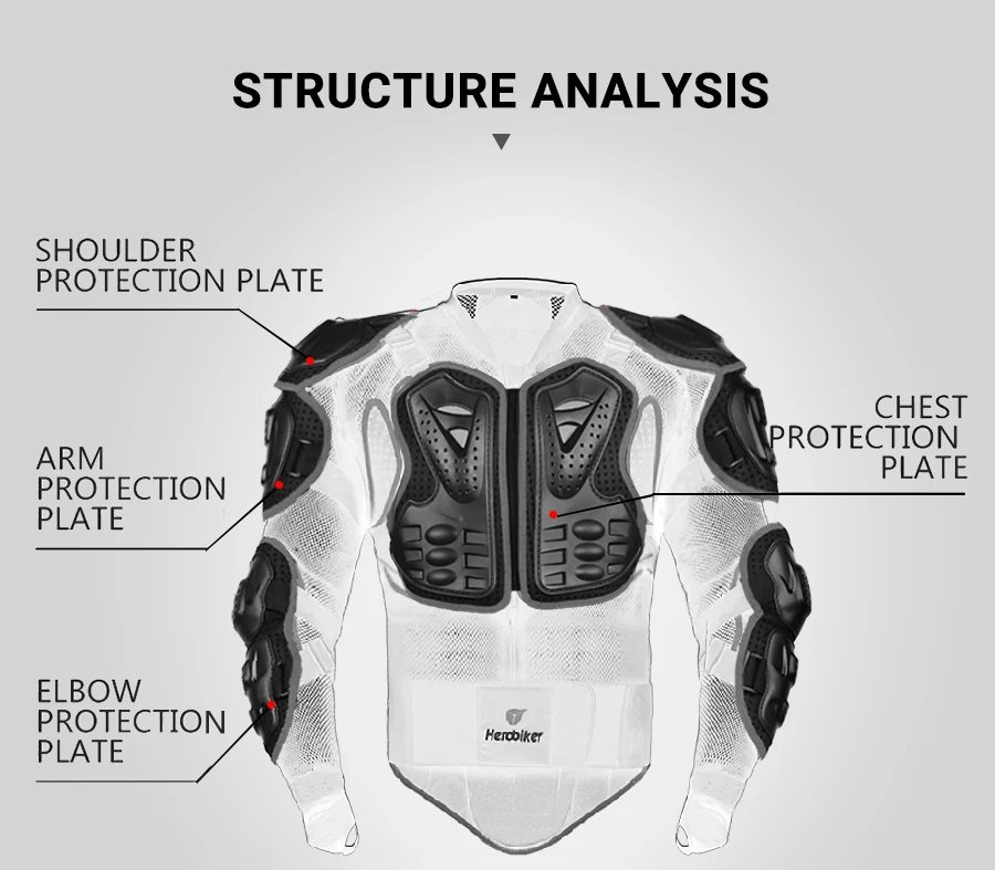 HEROBIKER Motorcycle Jacket Men Motorcycle Armor Moto Body Armor Motocross Riding Jacket Racing Motorbike Body Protection S-5XL HEROBIKER Motorcycle Jacket Men Motorcycle Armor Moto Body Armor Motocross Riding Jacket Racing Motorbike Body Protection S-5XL