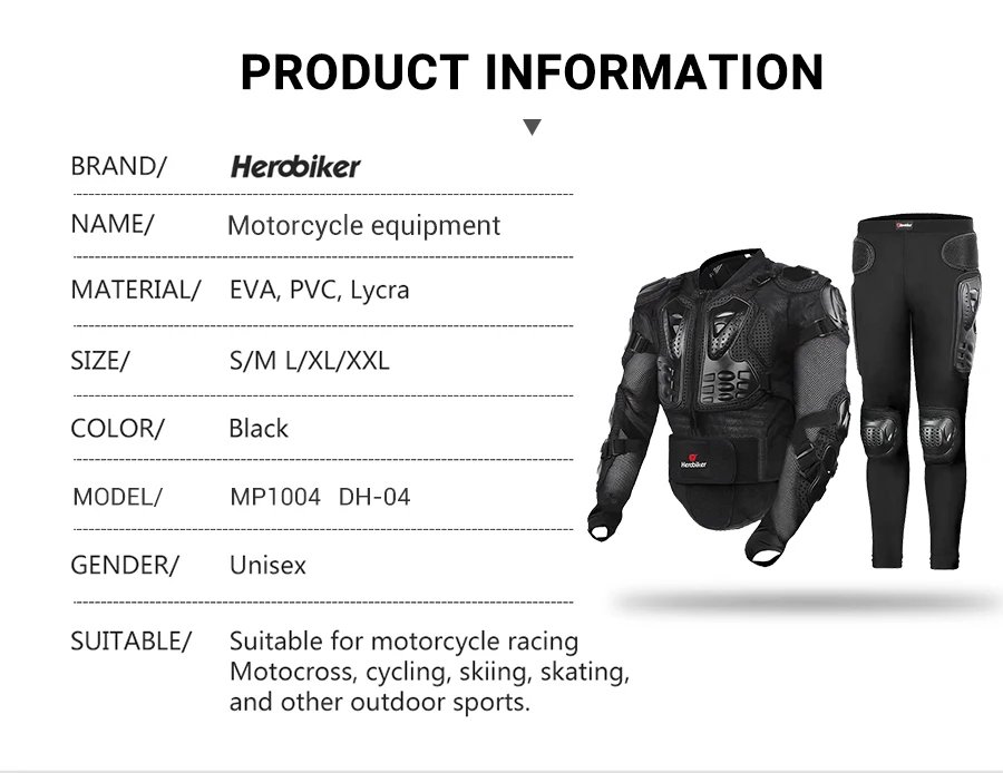 HEROBIKER Motorcycle Jacket Men Motorcycle Armor Moto Body Armor Motocross Riding Jacket Racing Motorbike Body Protection S-5XL HEROBIKER Motorcycle Jacket Men Motorcycle Armor Moto Body Armor Motocross Riding Jacket Racing Motorbike Body Protection S-5XL