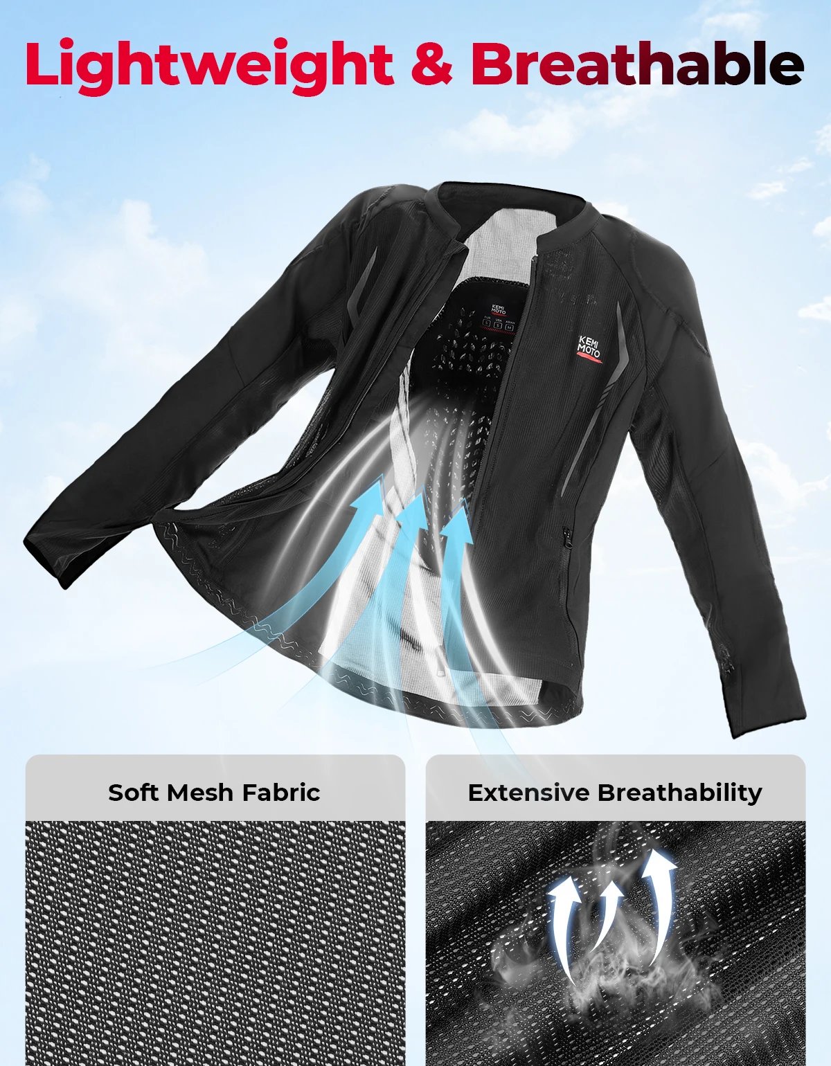 Women's Armor Summer Jacket Moto Riding Breathable Mesh with 7PCS CE Protective Gear for Motorcycle Motocross UTV ATV Equipments
