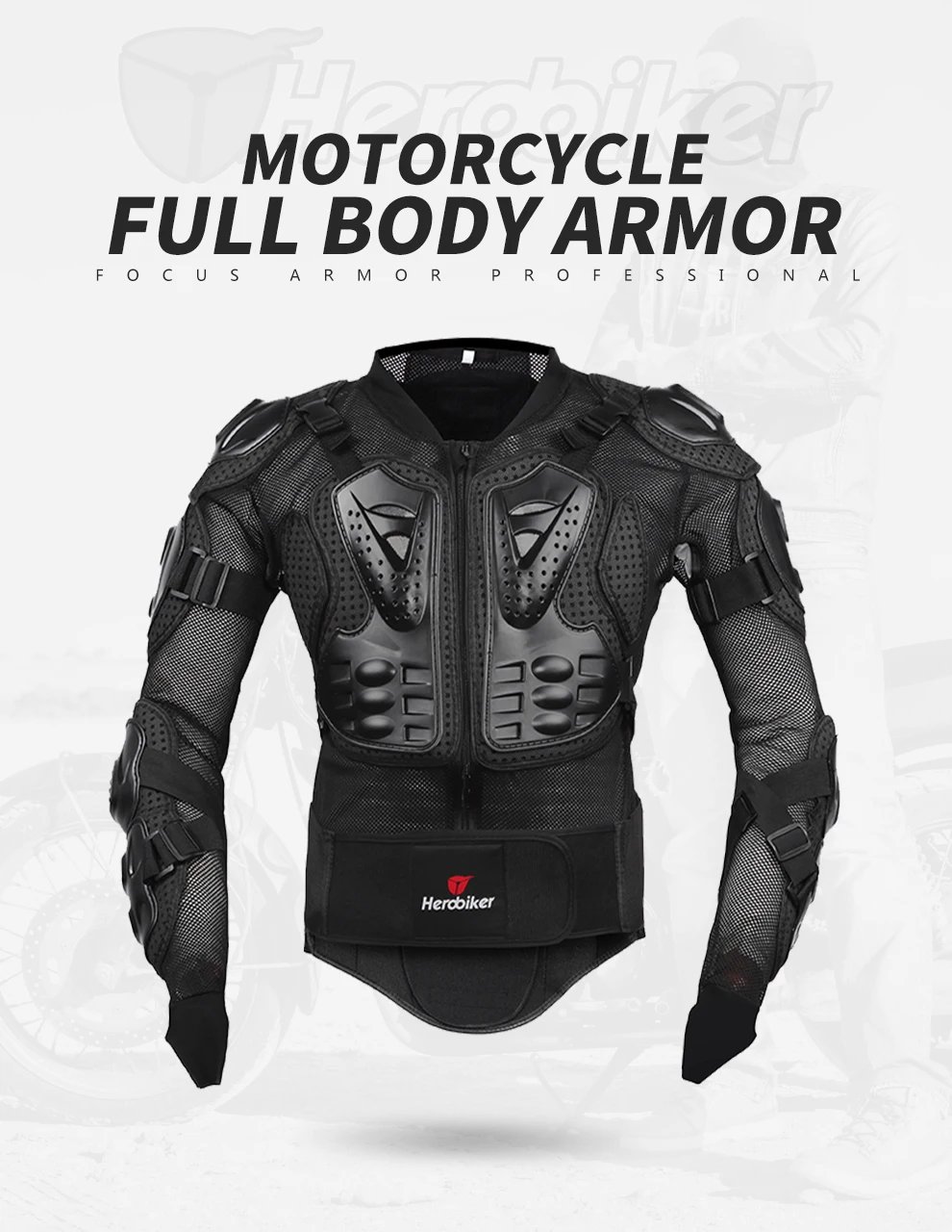 Men's Motorcycle Armor Motorcycle Jackets Motorcycle Body Armor Moto Protection Moto Motocross Racing Body Protector Jackets