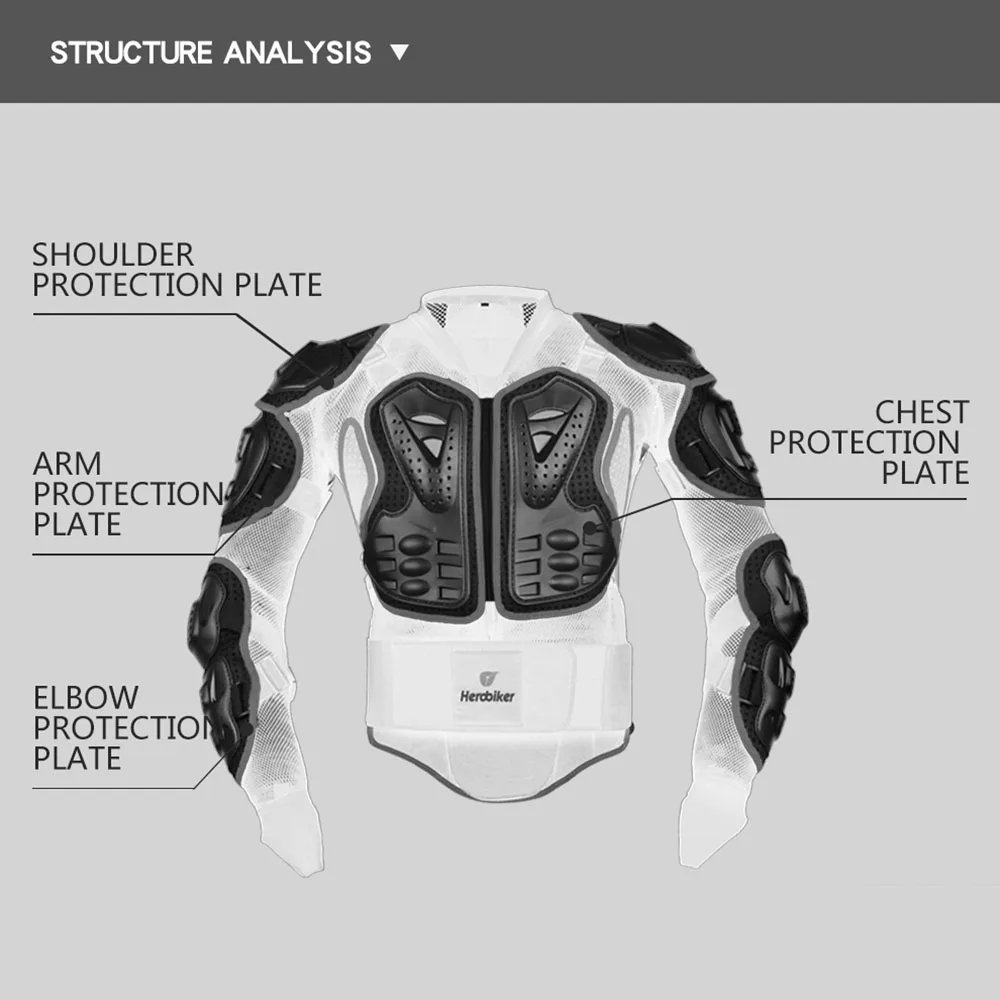 Men's Motorcycle Armor Motorcycle Jackets Motorcycle Body Armor Moto Protection Moto Motocross Racing Body Protector Jackets
