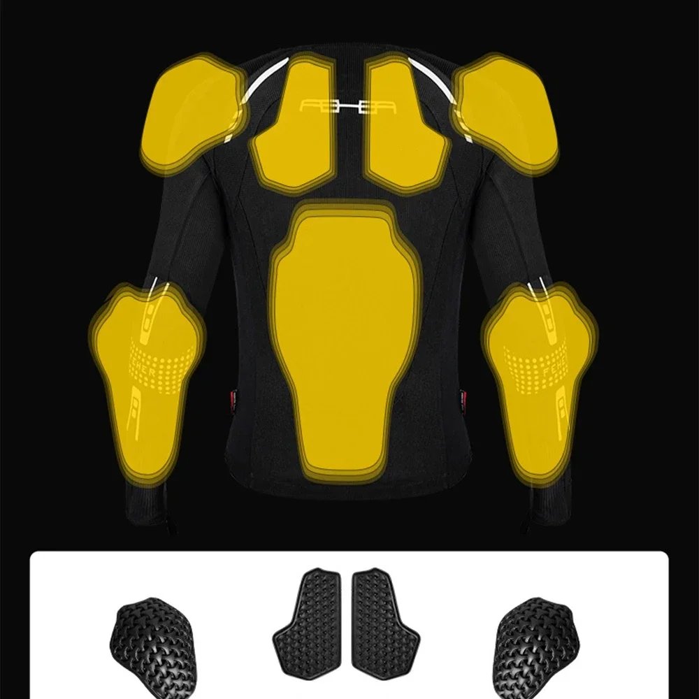 Motorcycle Armor Clothing Men Women CE Protective Gear Protection Body Summer Windproof Sunburn for Outdoor Riding Protector