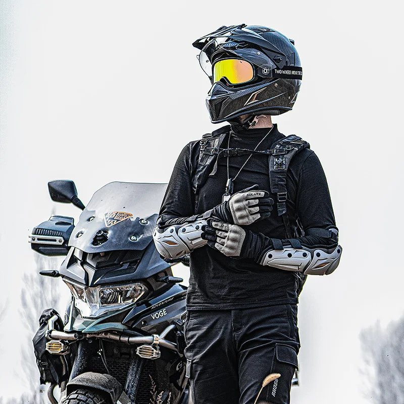 Motorcycle Elbow Knee Pads Outdoor Riding Motocross Protective Gear Adjustable Knee Elbow Pads Anti-Fall Motorbike Equipment Motorcycle Elbow Knee Pads Outdoor Riding Motocross Protective Gear Adjustable Knee Elbow Pads Anti-Fall Motorbike Equipment