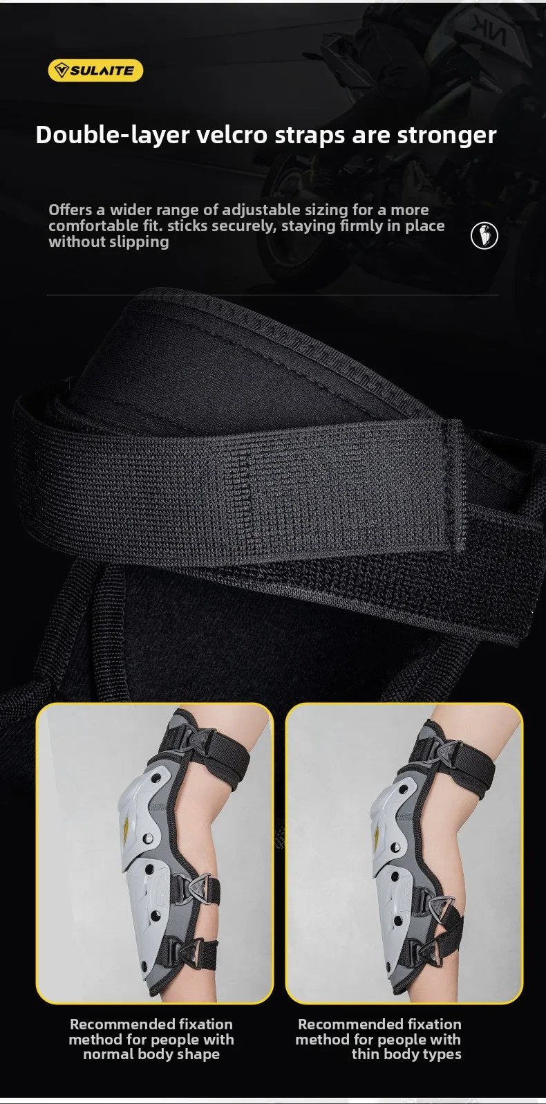 Motorcycle Elbow Knee Pads Outdoor Riding Motocross Protective Gear Adjustable Knee Elbow Pads Anti-Fall Motorbike Equipment Motorcycle Elbow Knee Pads Outdoor Riding Motocross Protective Gear Adjustable Knee Elbow Pads Anti-Fall Motorbike Equipment