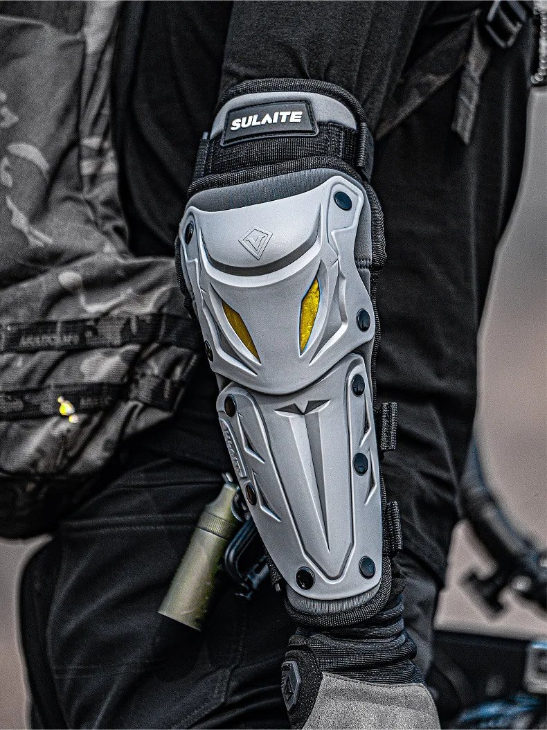 Motorcycle Elbow Knee Pads Outdoor Riding Motocross Protective Gear Adjustable Knee Elbow Pads Anti-Fall Motorbike Equipment Motorcycle Elbow Knee Pads Outdoor Riding Motocross Protective Gear Adjustable Knee Elbow Pads Anti-Fall Motorbike Equipment