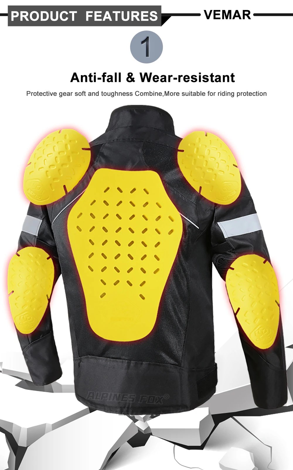 Men Woman Summer Breathable Motorcycle Jacket Night Reflective Motorbike Riding Coat with 5pcs Protective Pads M-5XL Men Woman Summer Breathable Motorcycle Jacket Night Reflective Motorbike Riding Coat with 5pcs Protective Pads M-5XL