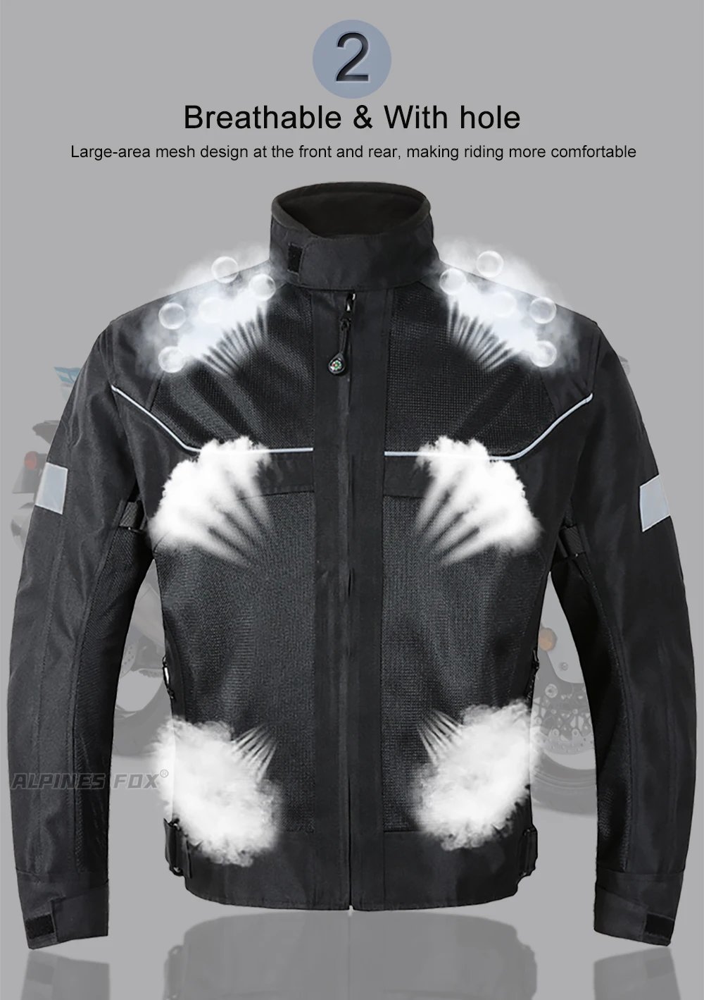 Men Woman Summer Breathable Motorcycle Jacket Night Reflective Motorbike Riding Coat with 5pcs Protective Pads M-5XL Men Woman Summer Breathable Motorcycle Jacket Night Reflective Motorbike Riding Coat with 5pcs Protective Pads M-5XL