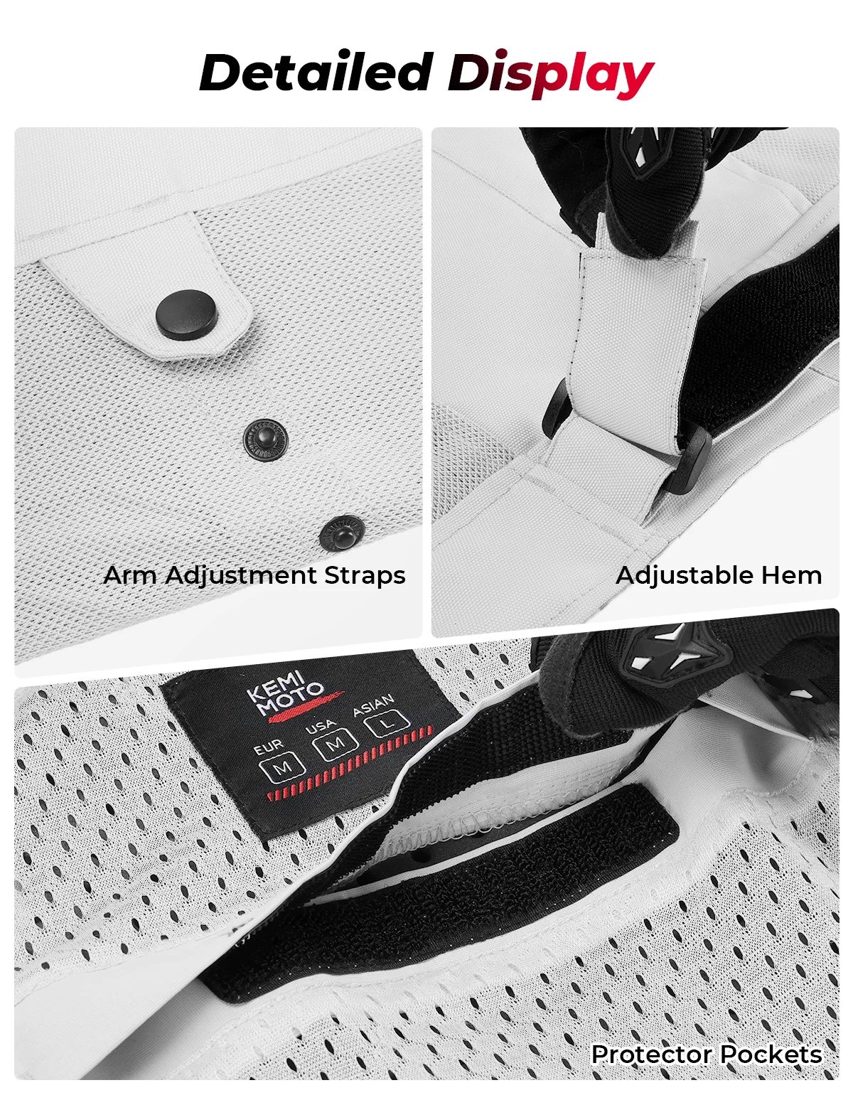 Motorcycle Riding Jacket Men Breathable Summer Clothing Built-in CE Protector Gear Soft Mesh Cycling Motocross Off-road Outfit