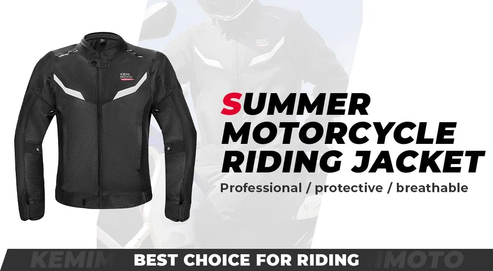Motorcycle Riding Jacket Men Breathable Summer Clothing Built-in CE Protector Gear Soft Mesh Cycling Motocross Off-road Outfit