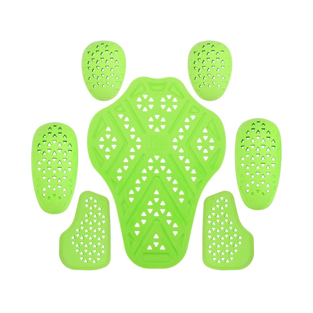 Motorcycle Riding CE Protective Guards 7Pcs Set Build-in Jackets Back Armor Elbow Pads Security Certification Outdoor Sports