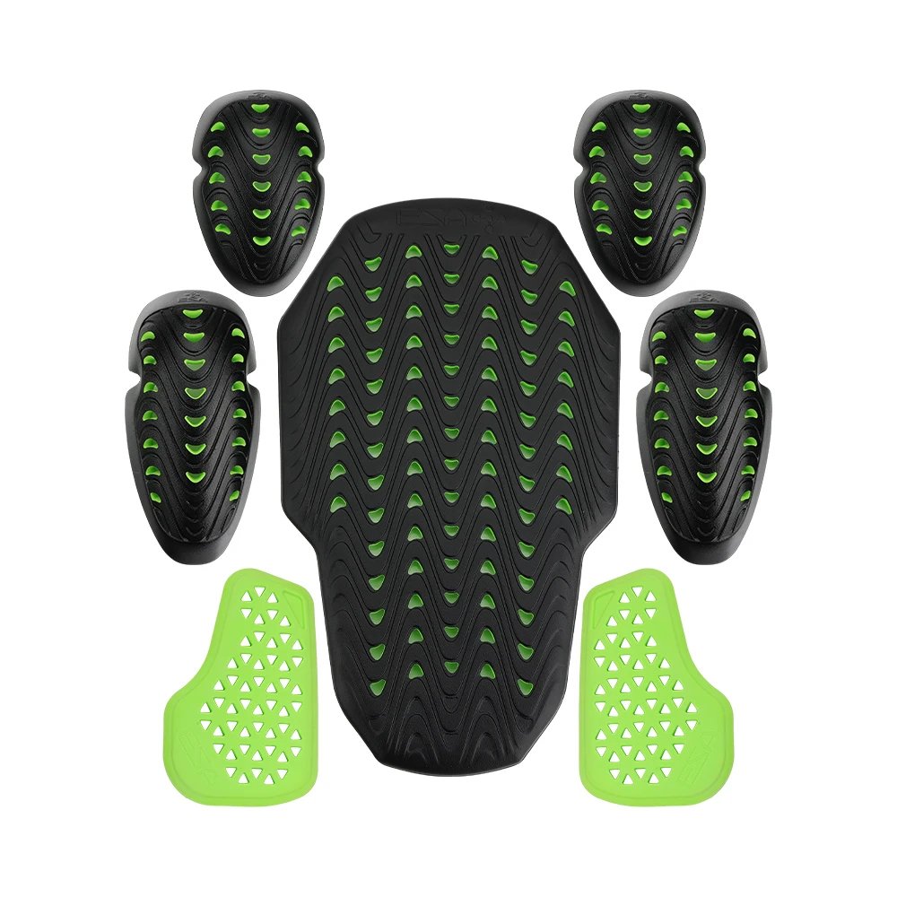 Motorcycle Riding CE Protective Guards 7Pcs Set Build-in Jackets Back Armor Elbow Pads Security Certification Outdoor Sports