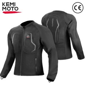 Motorcycle Armor Summer Jacket Breathable Mesh with 7PCS CE Protective Gear for Men Women Motocross UTV ATV Equipments