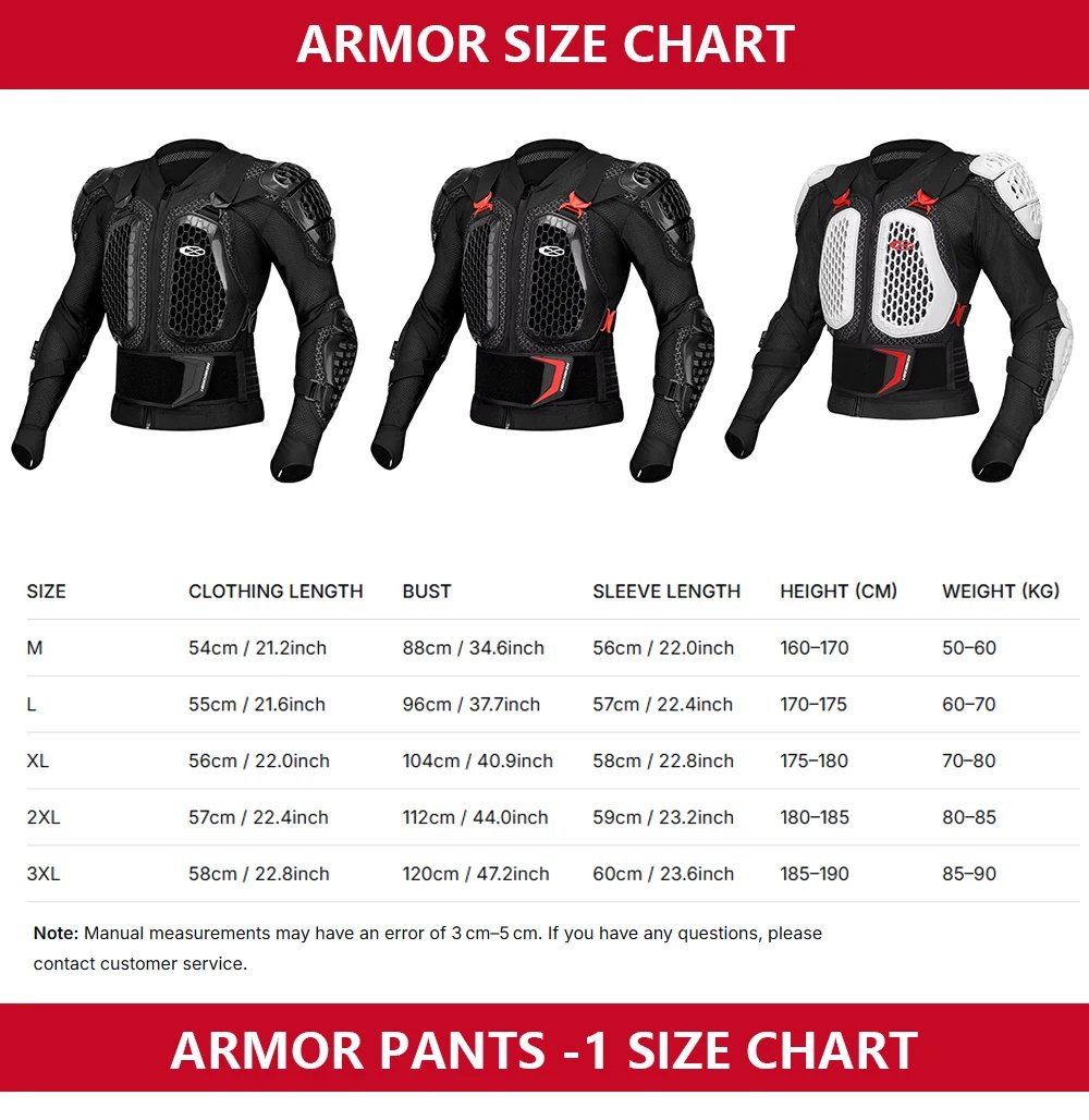 Off-road Motorcycle Armor With Anti Fall Chest And Back Protection Breathable And Wear-resistant Motorcycle Jacket Pants