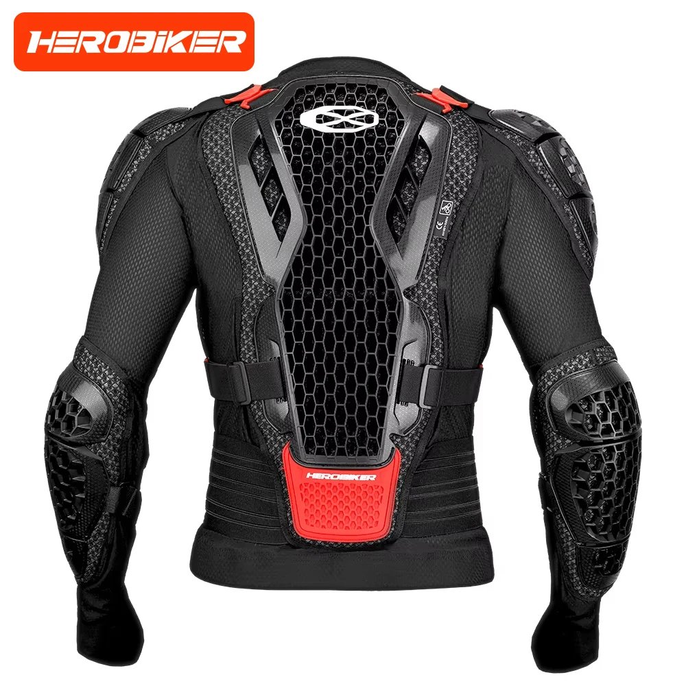 Off-road Motorcycle Armor With Anti Fall Chest And Back Protection Breathable And Wear-resistant Motorcycle Jacket Pants