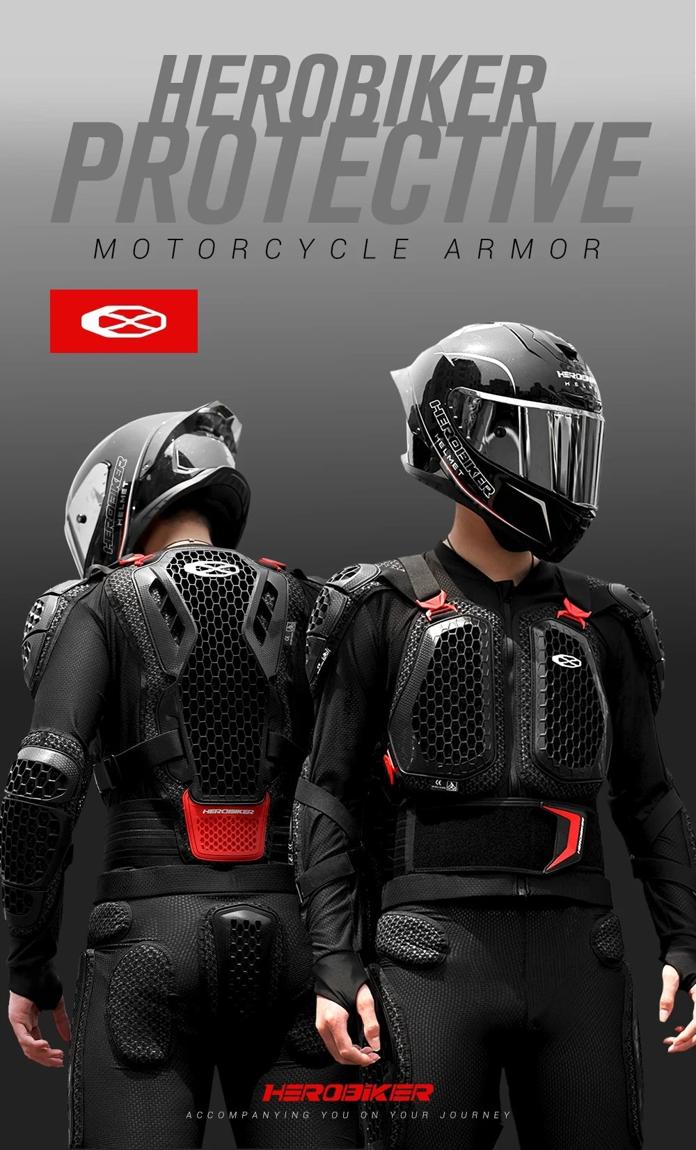 Off-road Motorcycle Armor With Anti Fall Chest And Back Protection Breathable And Wear-resistant Motorcycle Jacket Pants