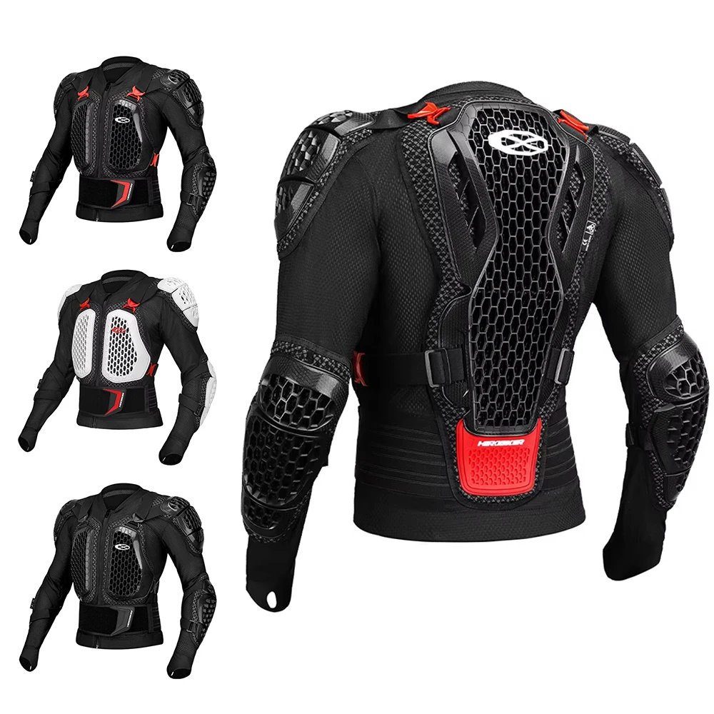 Off-road Motorcycle Armor With Anti Fall Chest And Back Protection Breathable And Wear-resistant Motorcycle Jacket Pants