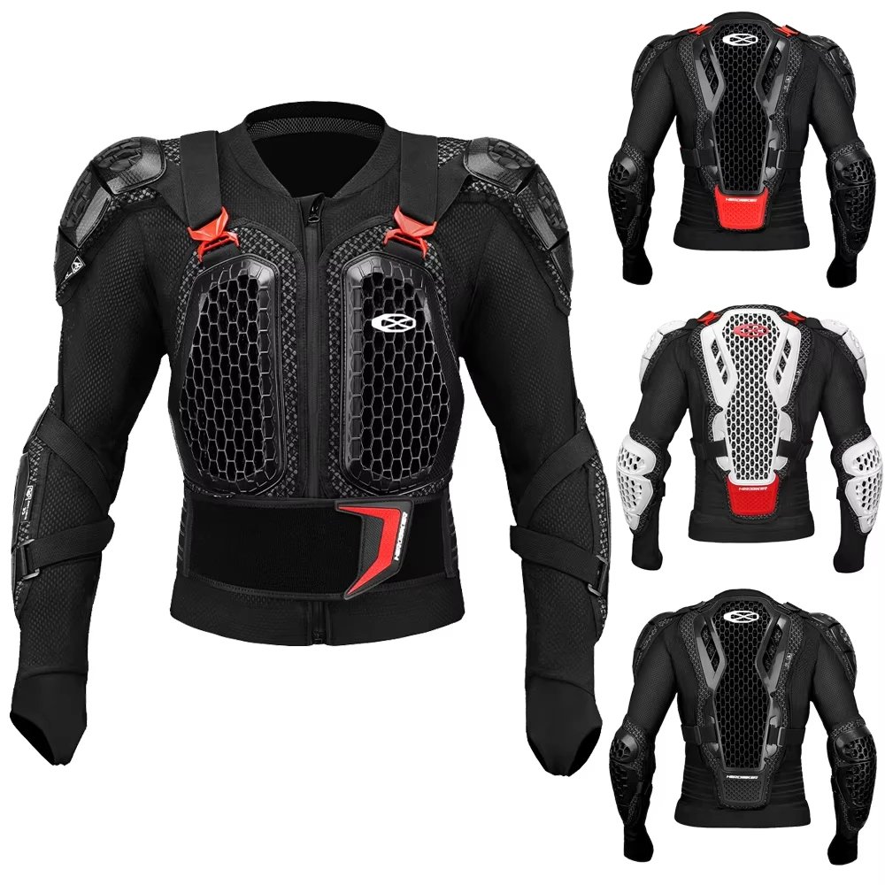 Off-road Motorcycle Armor With Anti Fall Chest And Back Protection Breathable And Wear-resistant Motorcycle Jacket Pants